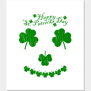 Funny T-Shirt Vintage Happy St Patrick's Day Posters and Art